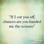 If I cut you off